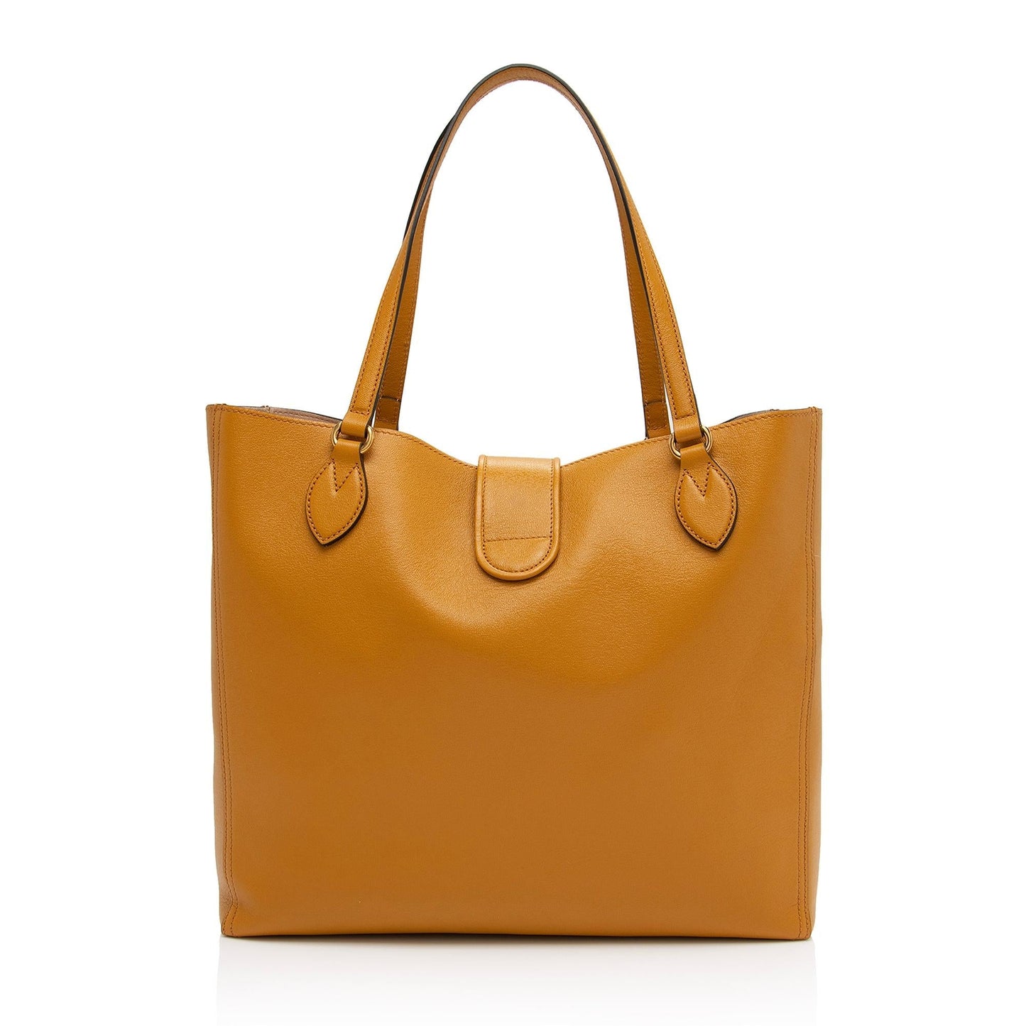 Gucci Leather Dahlia Large Tote (SHF-9YmQug)