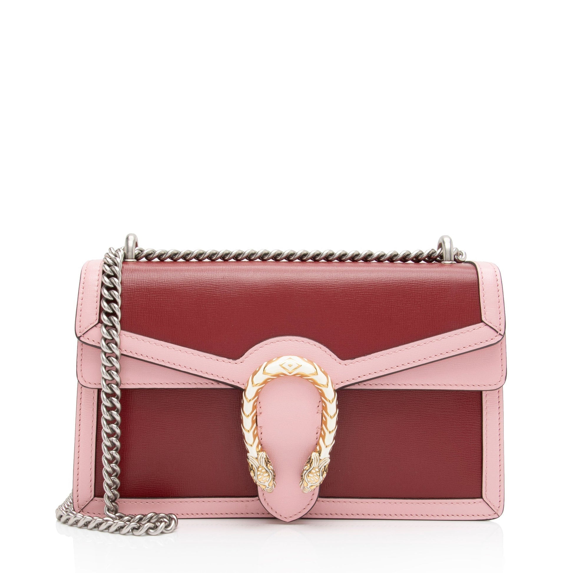 Gucci Leather Canvas Shoulder Bag