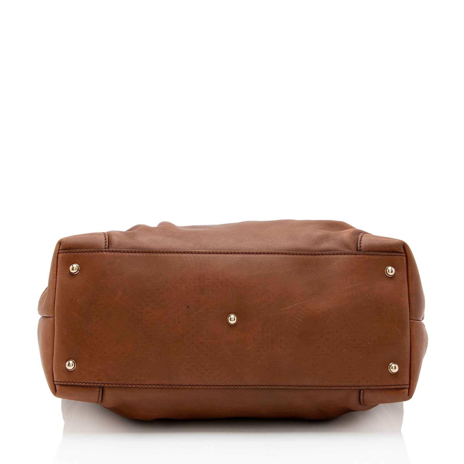 Gucci Leather Canvas Tote