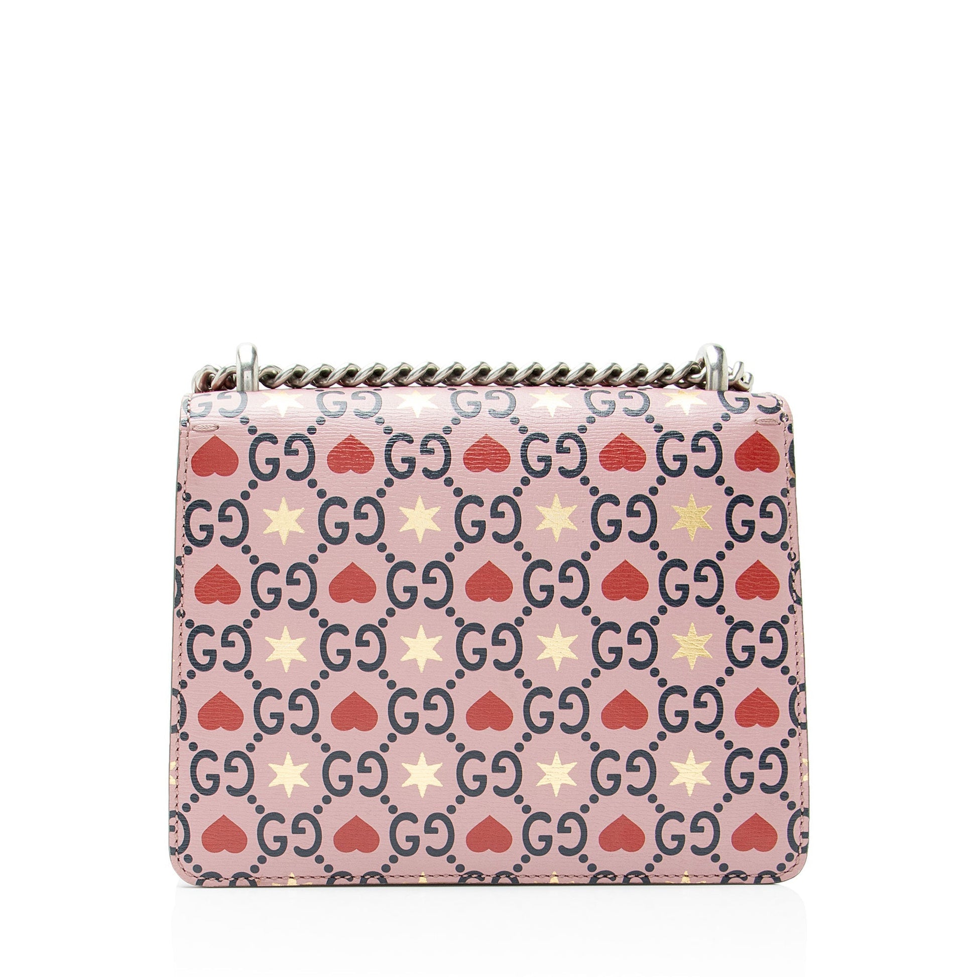 Gucci Limited Edition Leather Crystal Valentines Dionysus Small Shoulder Bag