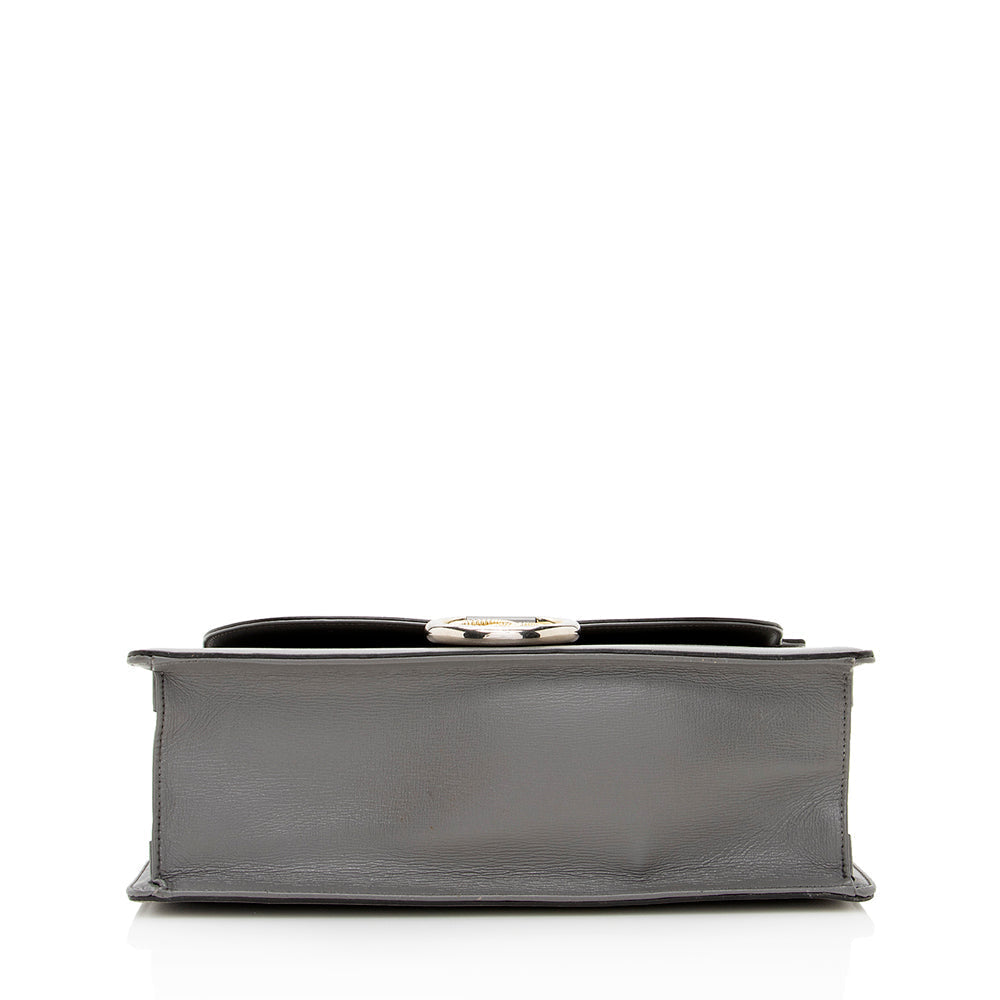 Gucci Leather GG Ring Medium Shoulder Bag - FINAL SALE (SHF-19440)