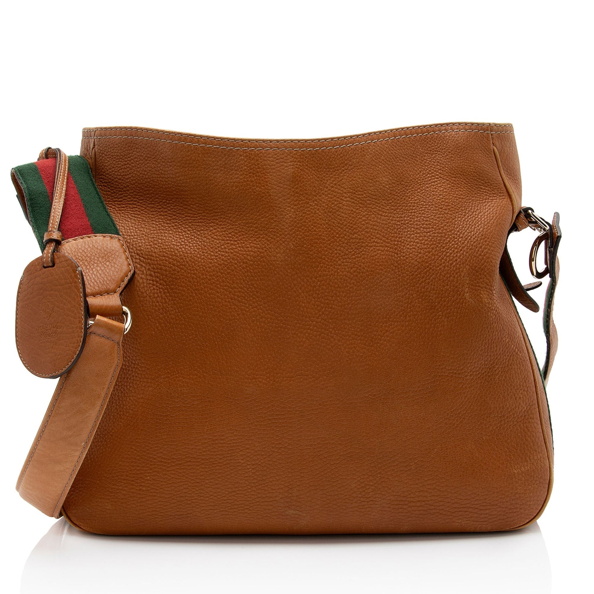 Gucci Nylon Leather Canvas Shoulder Bag