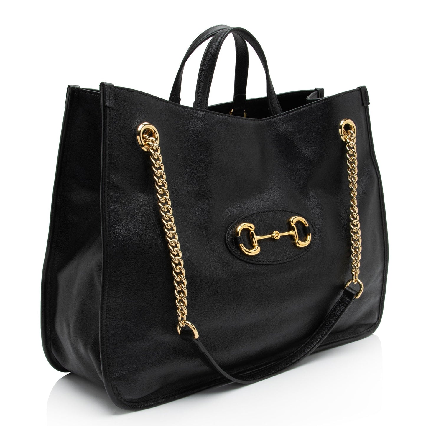Gucci Chain Leather Tote