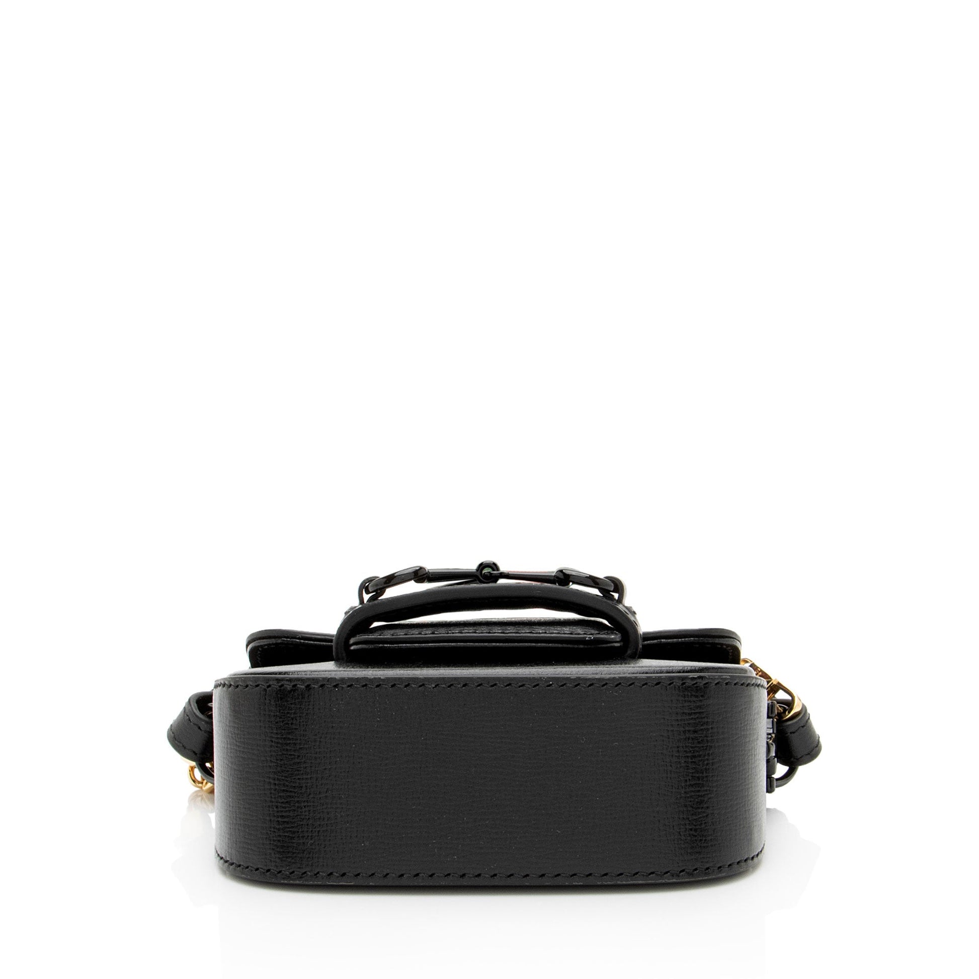 Gucci Leather Horsebit 1955 Super Mini Shoulder Bag