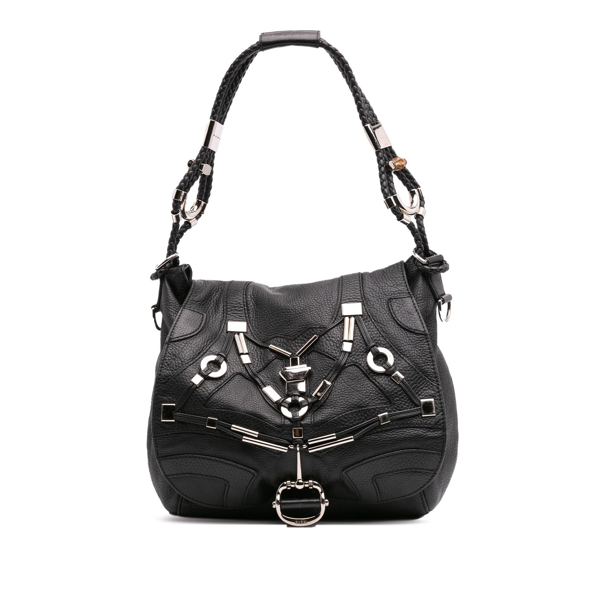 Gucci Leather Horsebit Techno Satchel