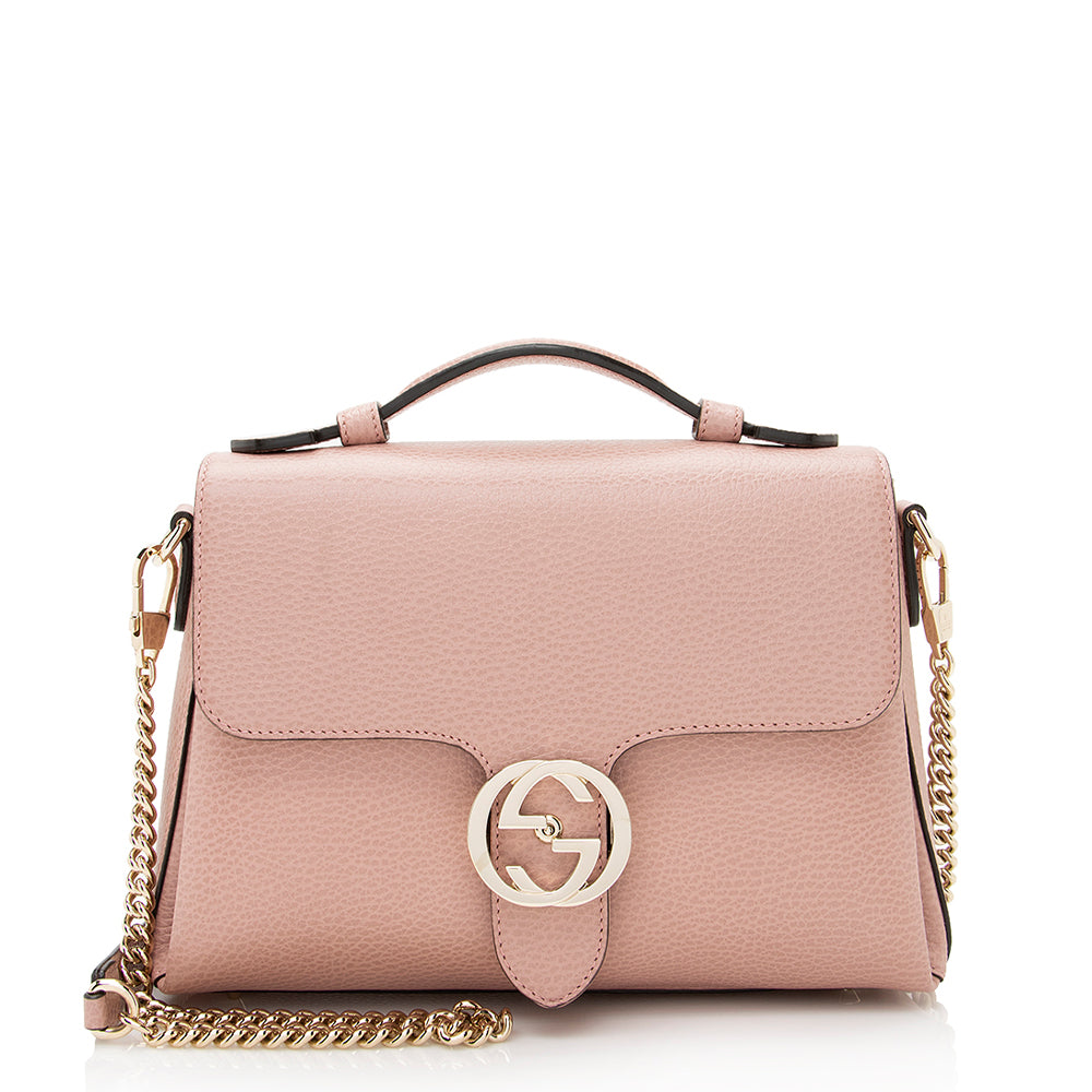 Gucci Leather Top Handle Shoulder Bag