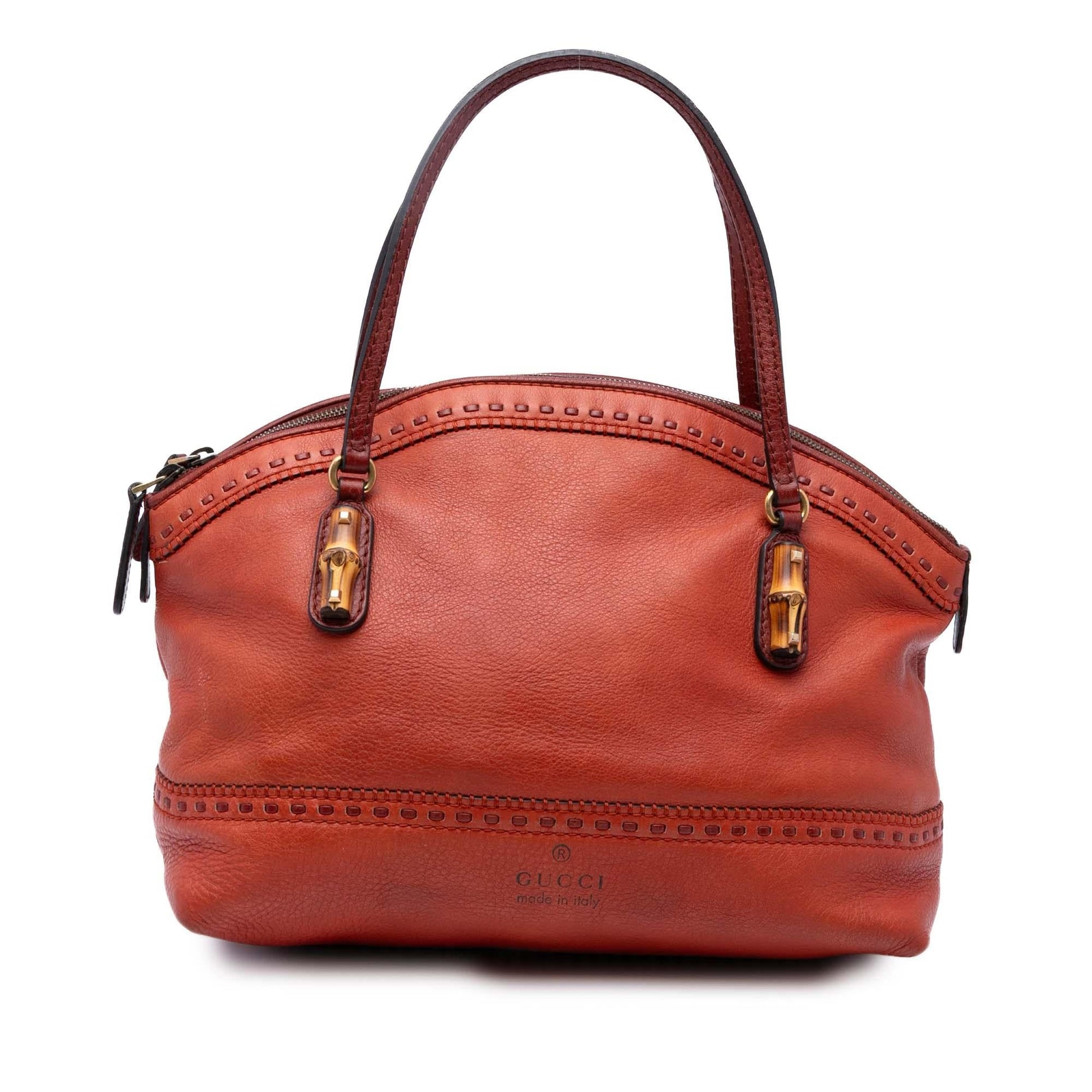 Gucci Leather Laidback Crafty Handbag