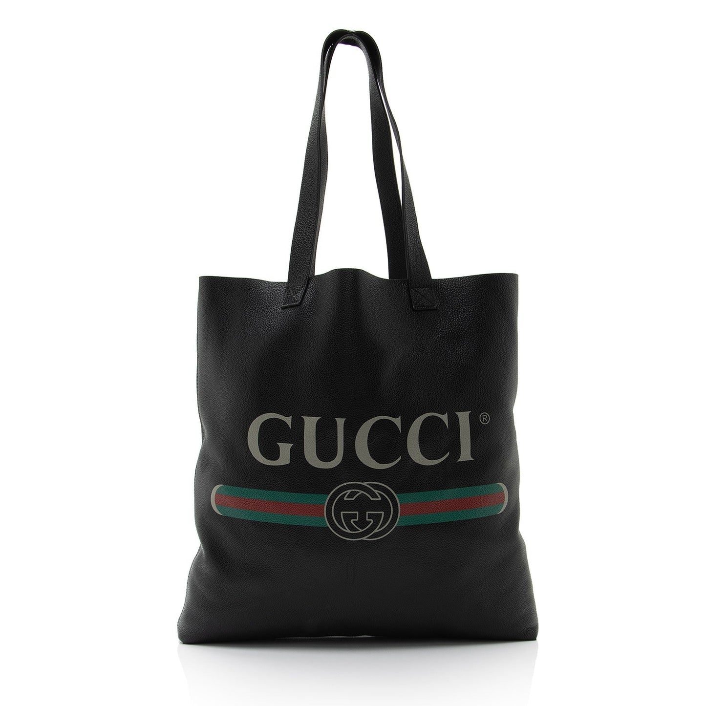 Gucci Monogram Leather Tote