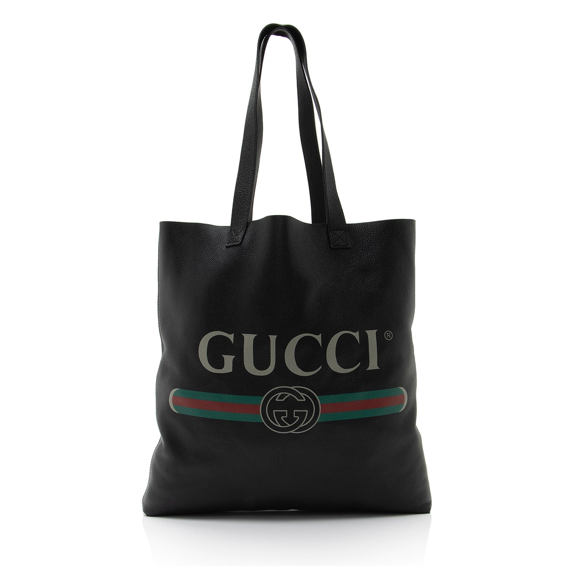 Gucci Monogram Leather Tote