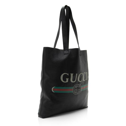 Gucci Monogram Leather Tote