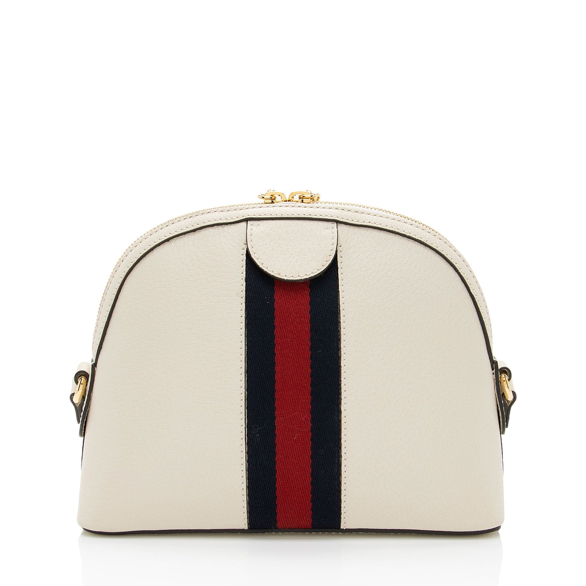 Gucci Leather Ophidia Dome Small Shoulder Bag