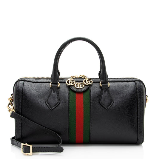 Gucci Nylon Leather Shoulder Bag