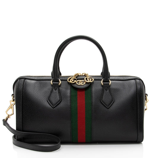 Gucci Nylon Leather Shoulder Bag
