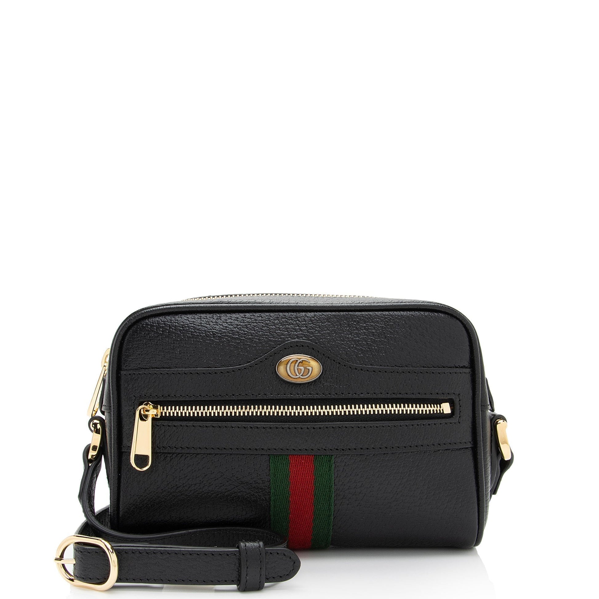 Gucci Monogram Leather Mini Crossbody