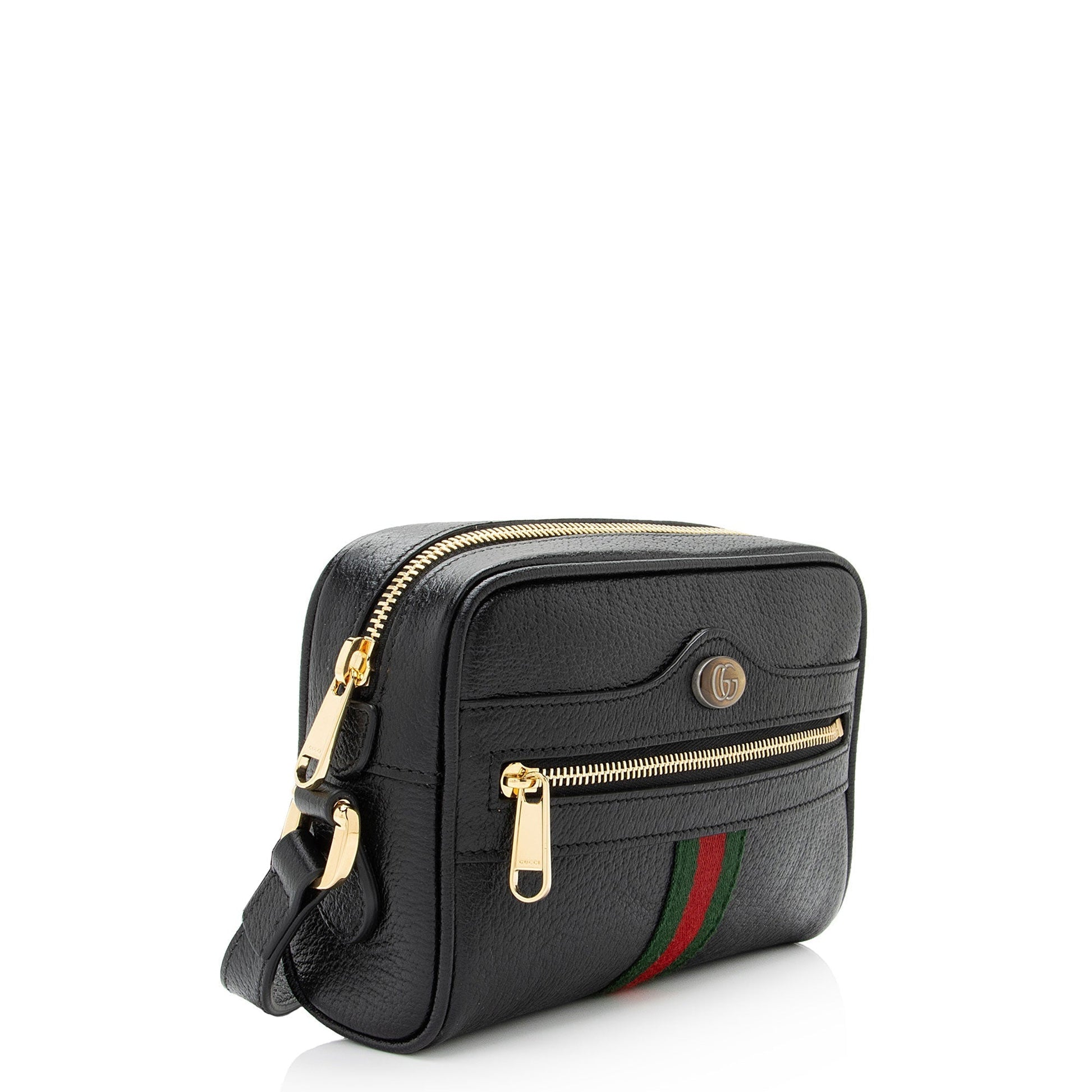 Gucci Monogram Leather Mini Crossbody