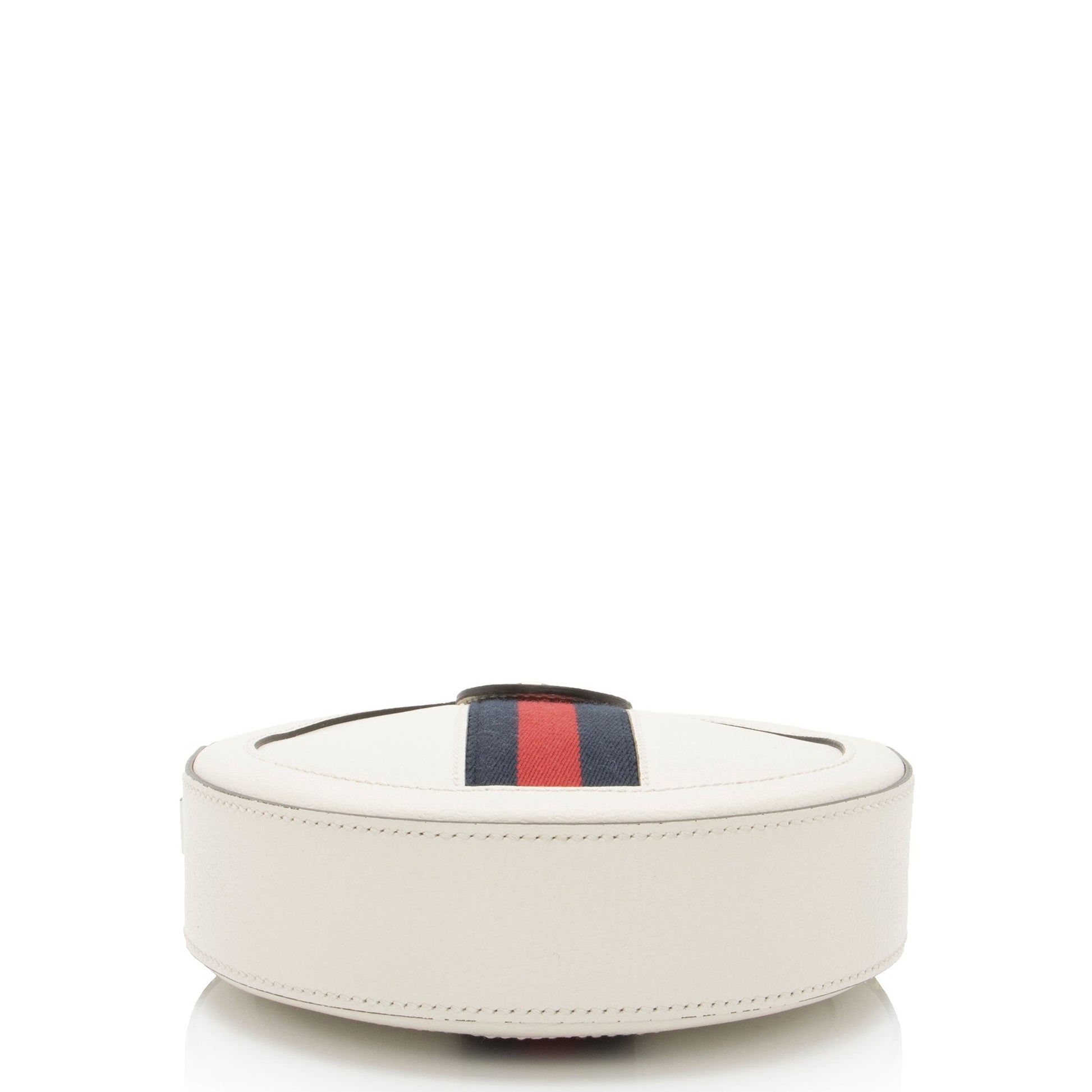 Gucci Leather Ophidia Round Mini Shoulder Bag