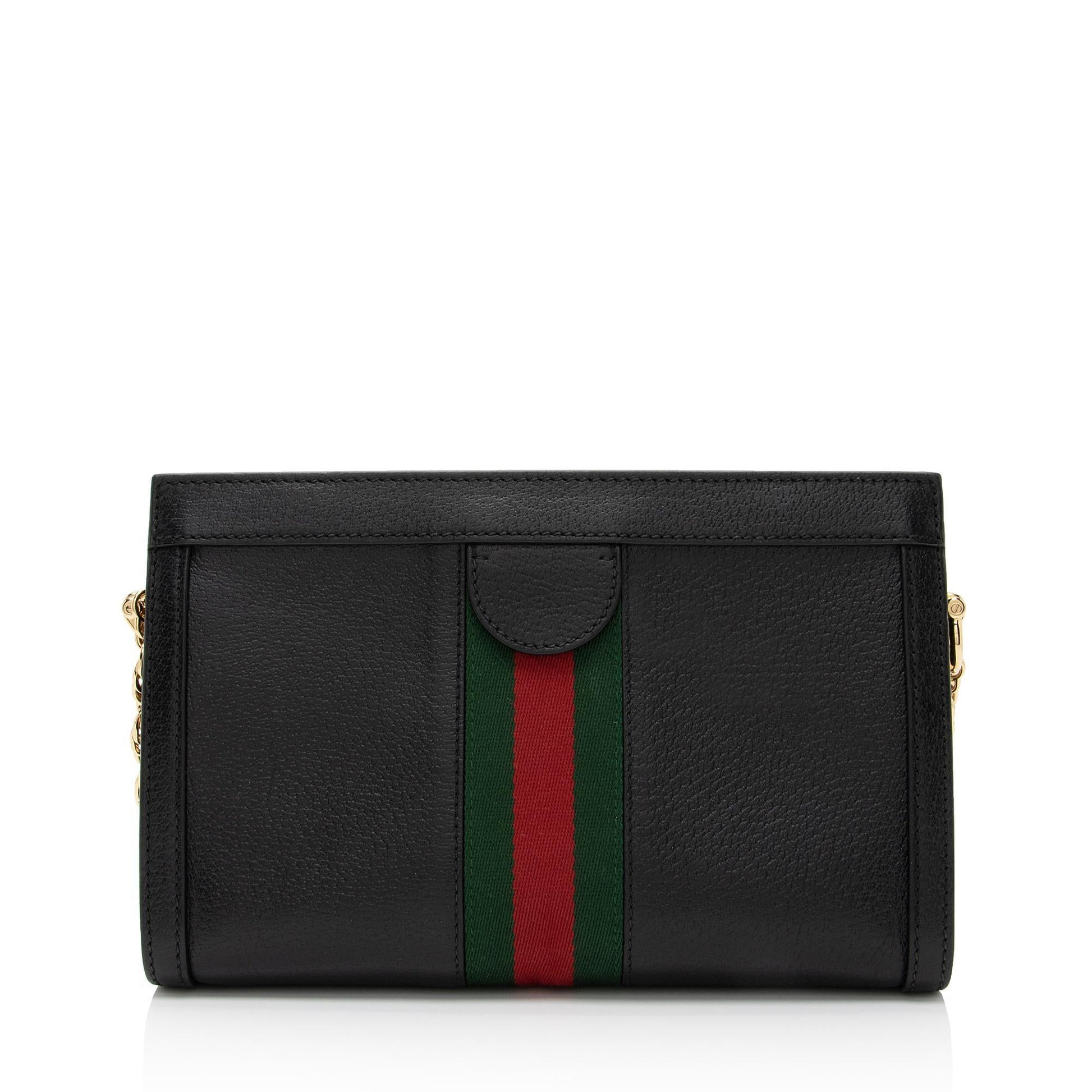 Gucci Leather Ophidia Small Shoulder Bag (SHF-iVbdpr)
