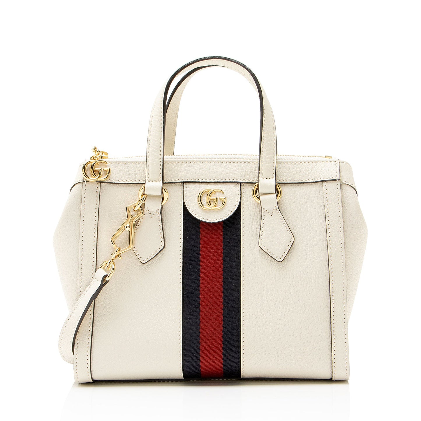 Gucci Leather Ophidia Small Tote