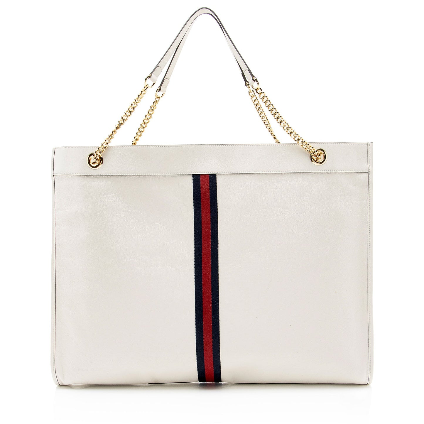 Gucci Leather Rajah Maxi Tote (SHF-rKkXgP)
