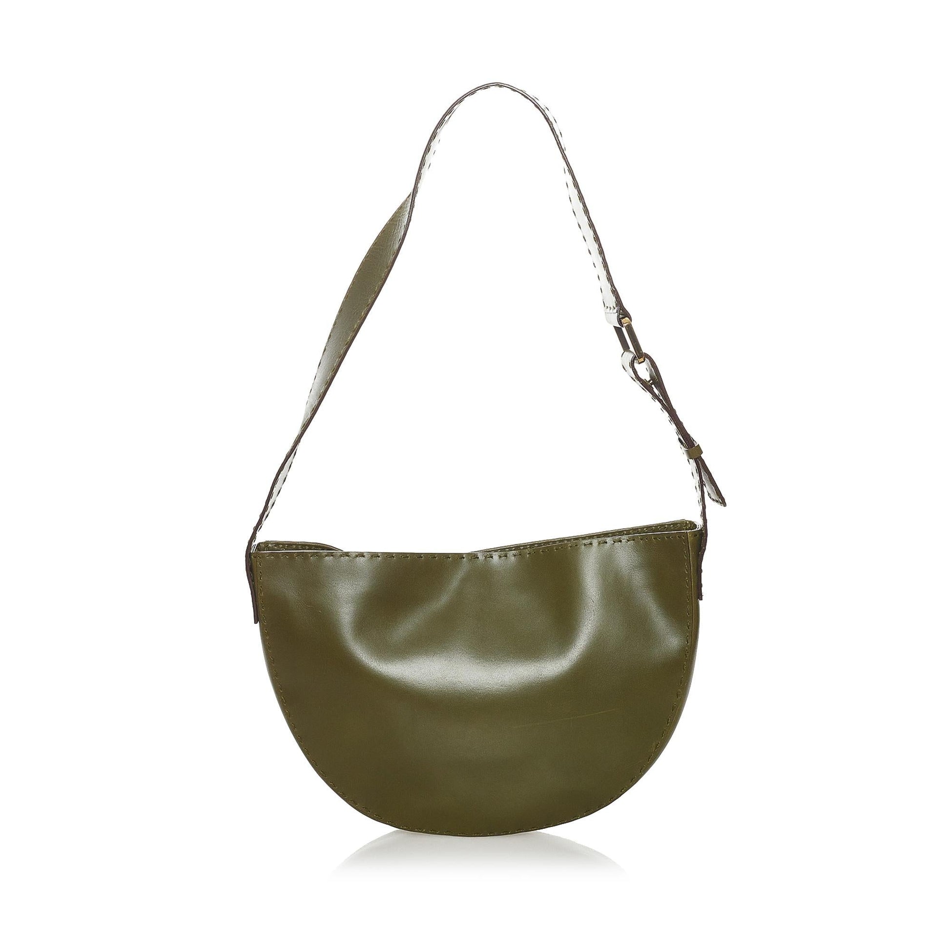 Gucci Leather Shoulder Bag Style 49