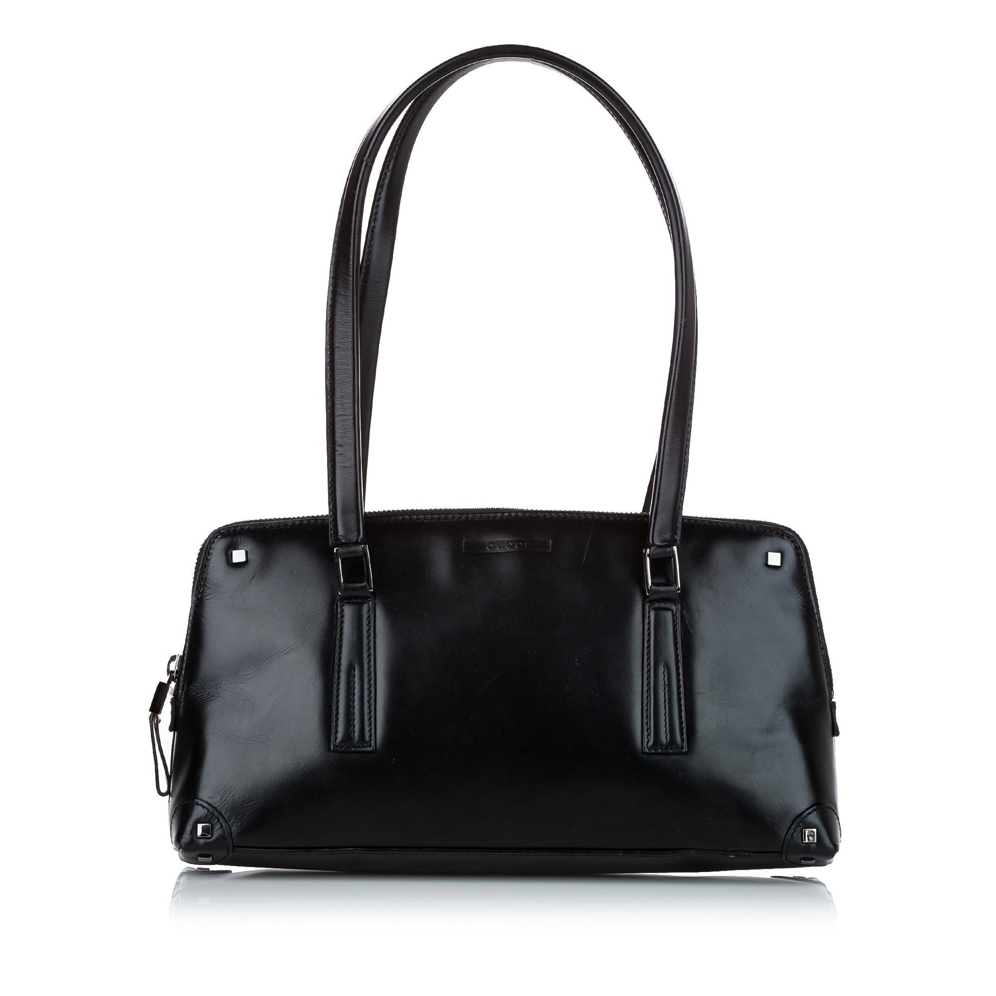 Gucci Leather Shoulder Bag Style 46