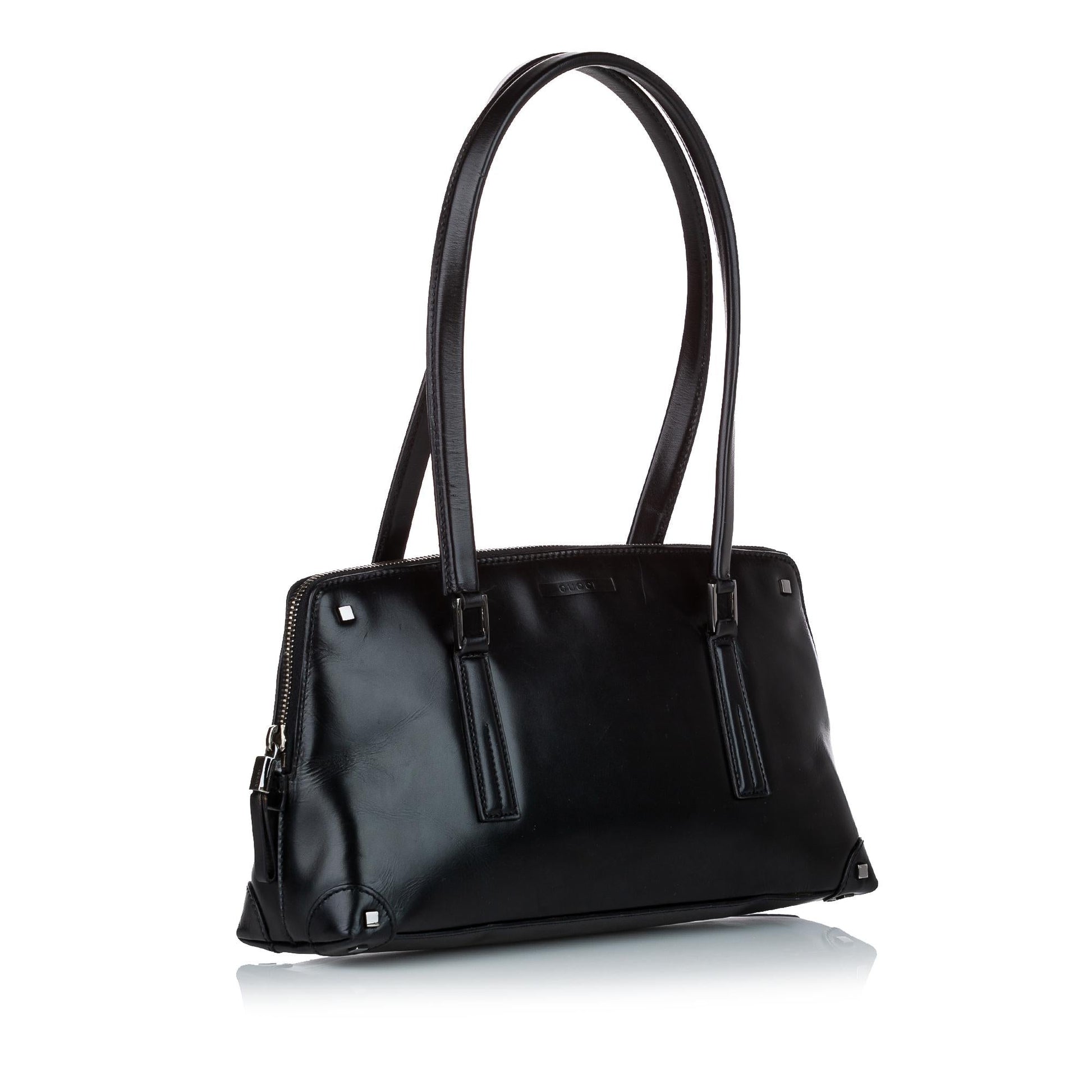 Gucci Leather Shoulder Bag Style 46