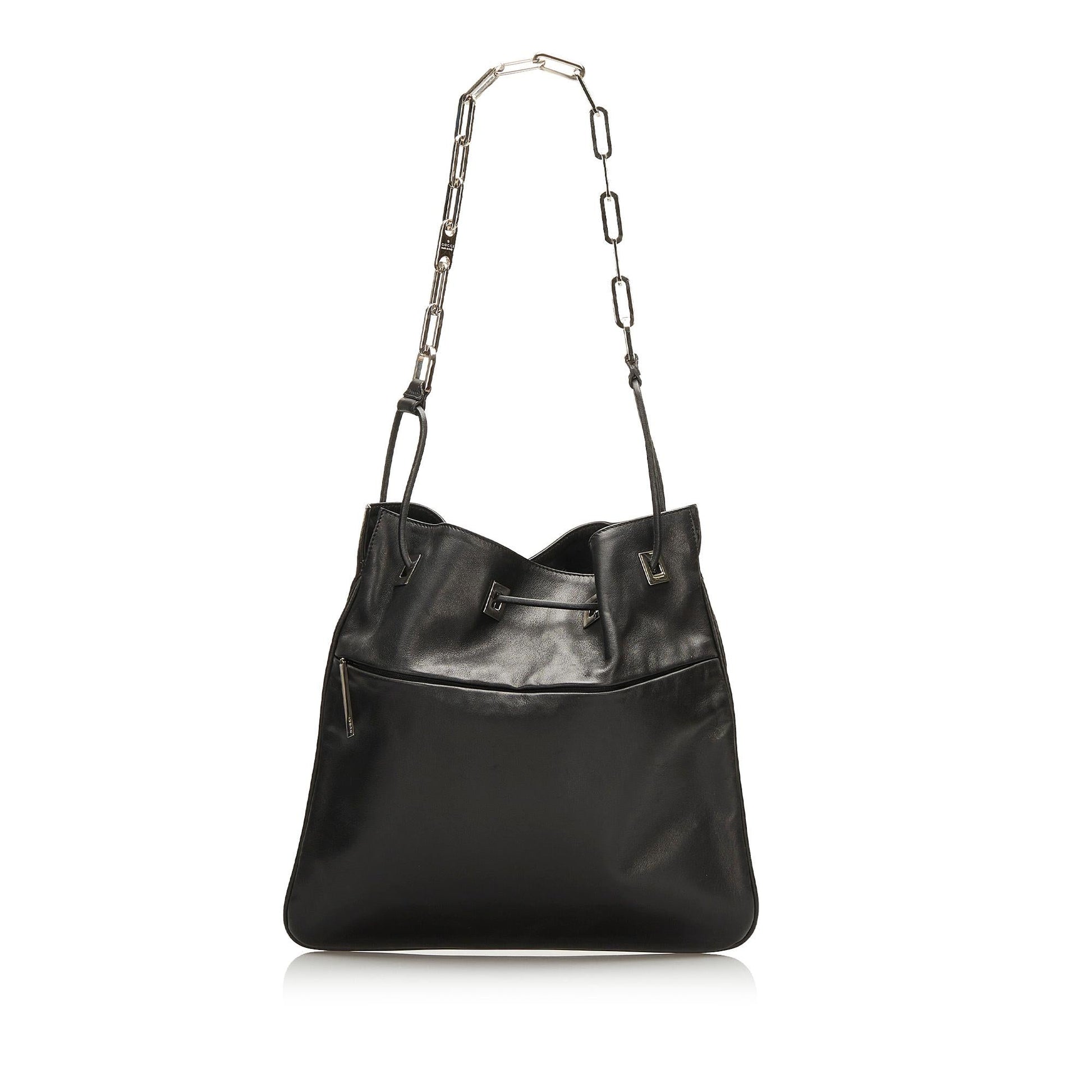 Gucci Leather Shoulder Bag (SHG-QQ5Ccm)