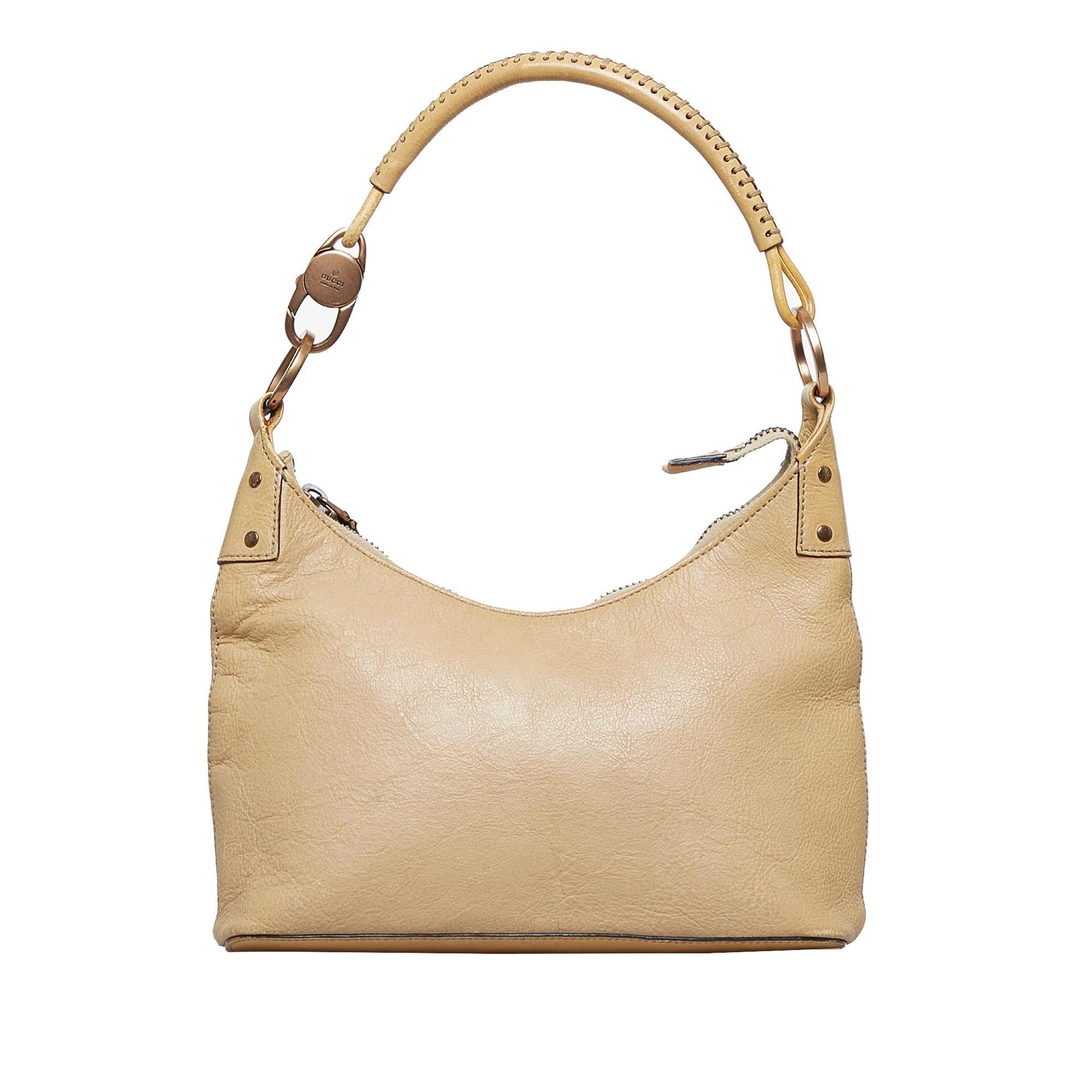 Gucci Leather Shoulder Bag (SHG-pf18Rk)
