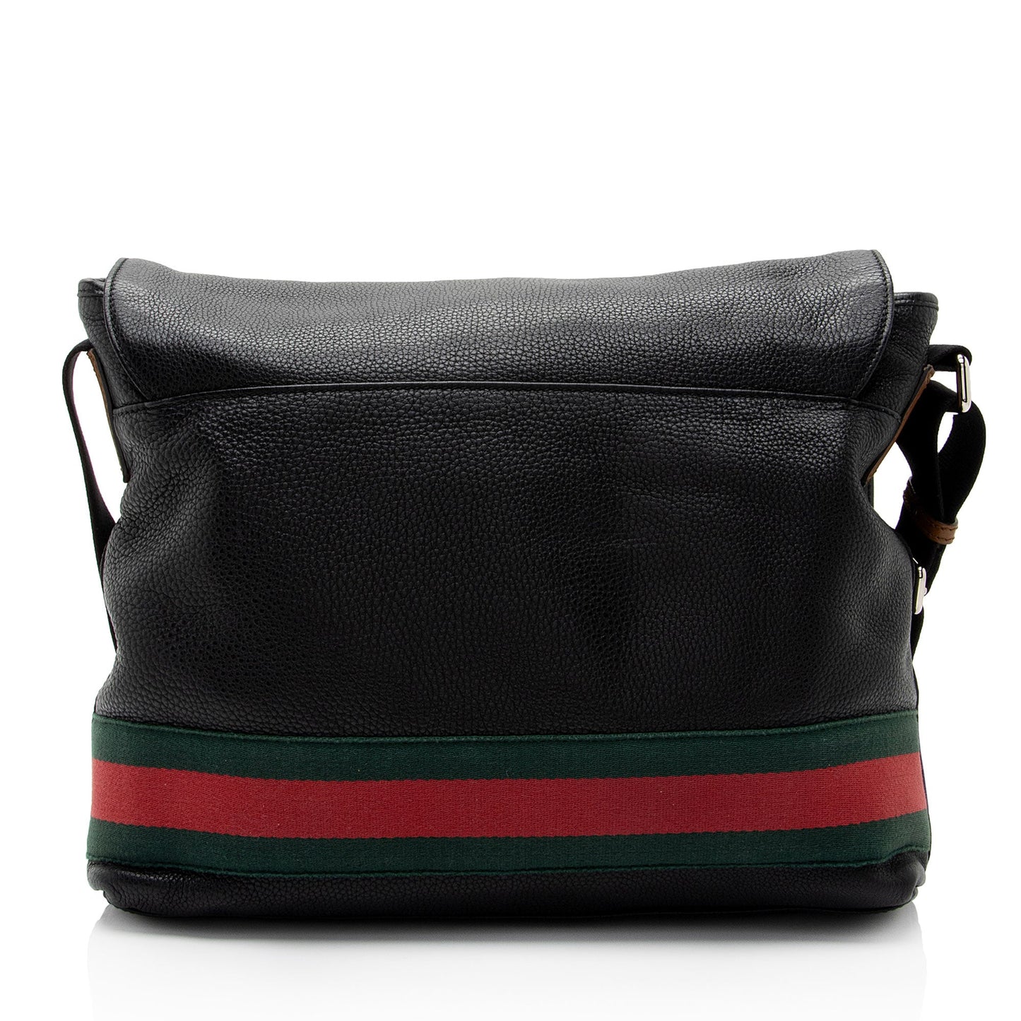 Gucci Nylon Leather Canvas Shoulder Bag