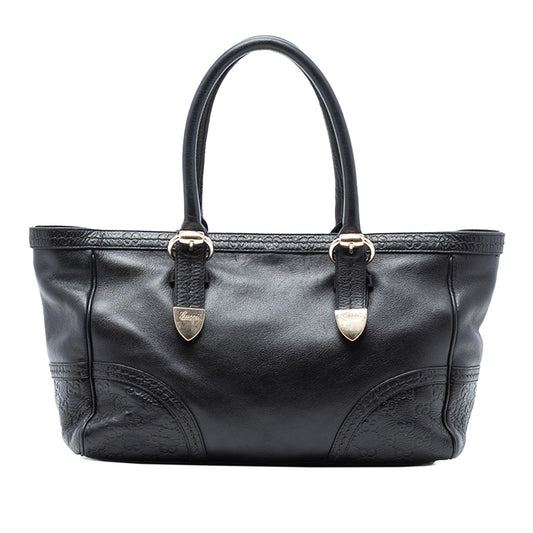 Gucci Leather Signoria Tote