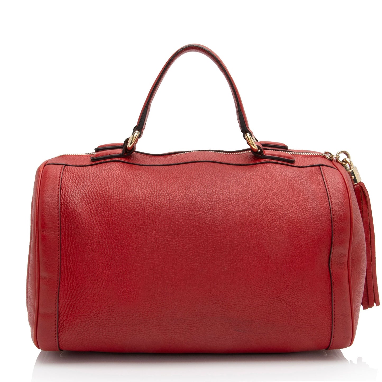 Gucci Leather Canvas Handbag
