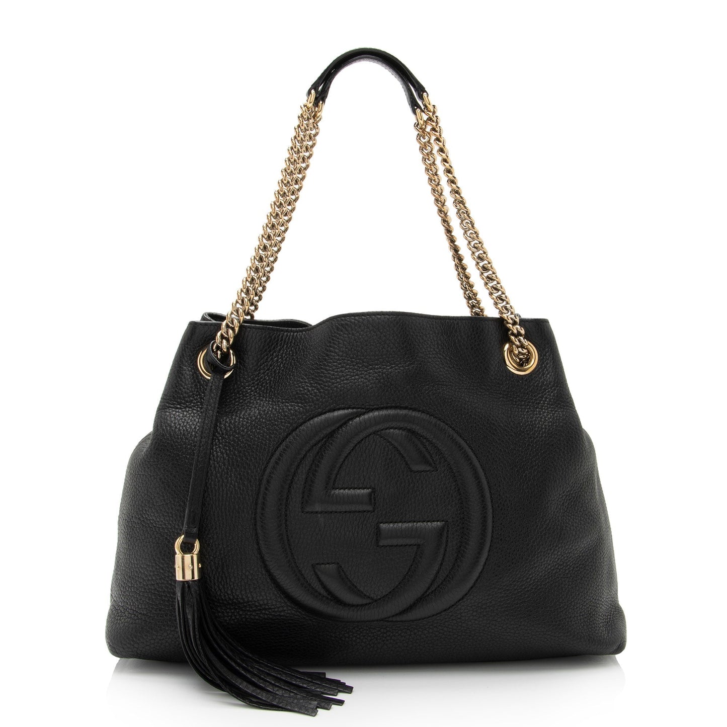 Gucci Leather Canvas Shoulder Bag