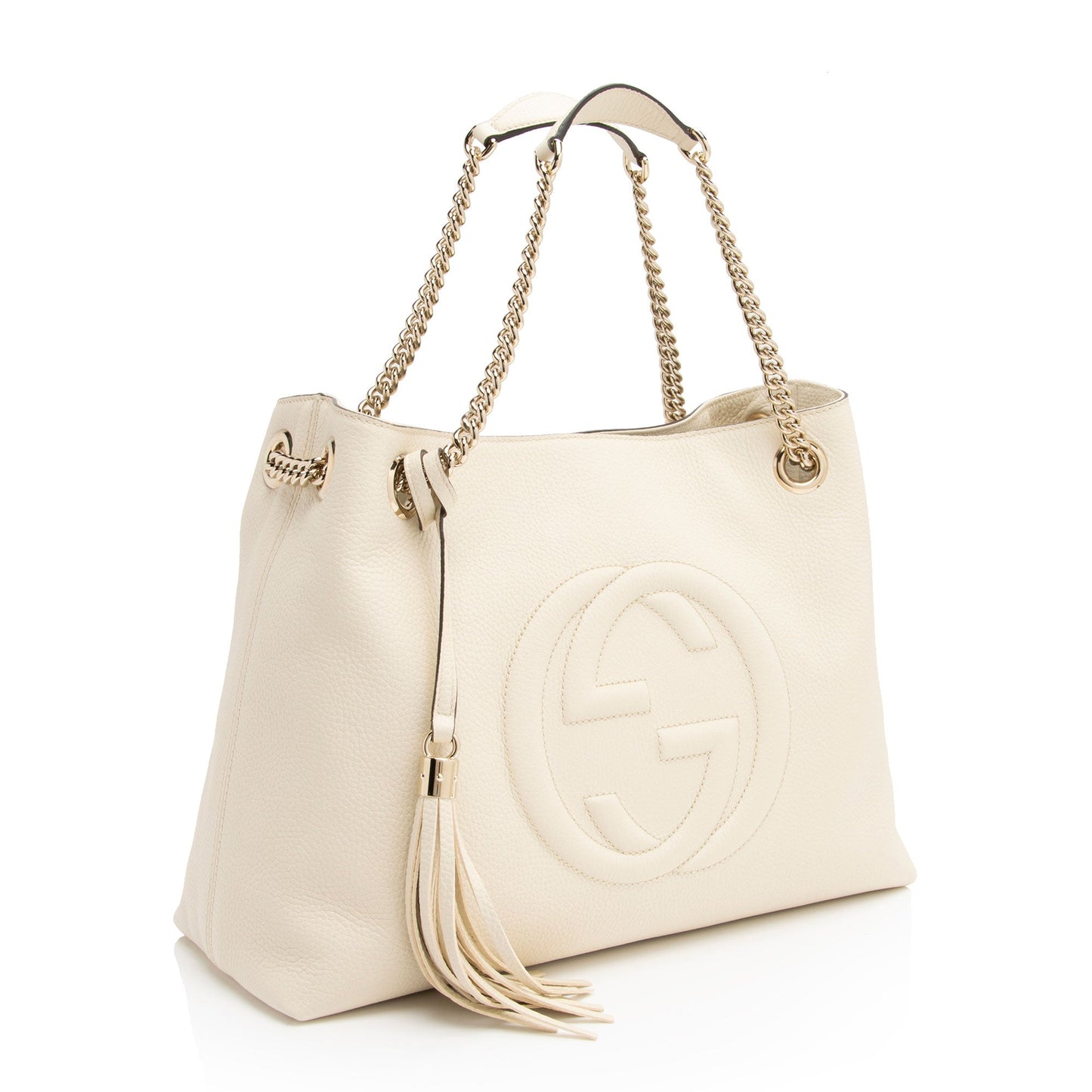 Gucci Leather Canvas Shoulder Bag