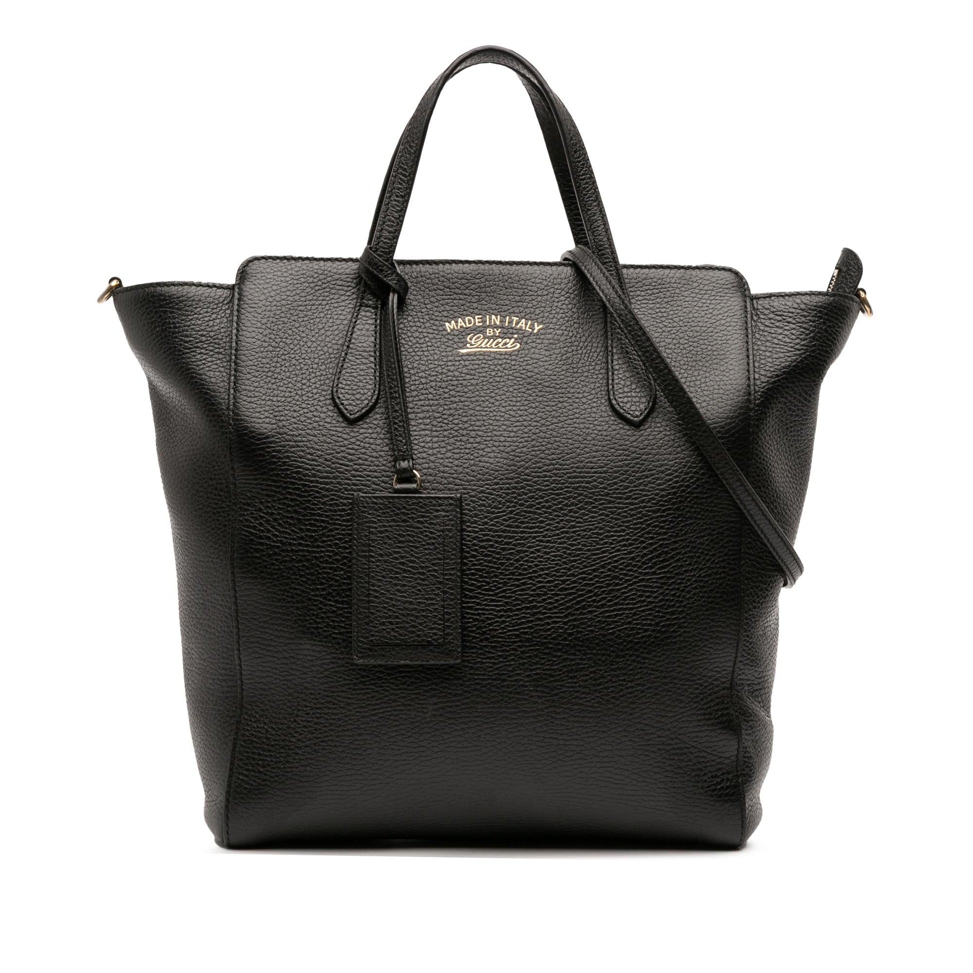 Gucci Leather Swing Convertible Tote