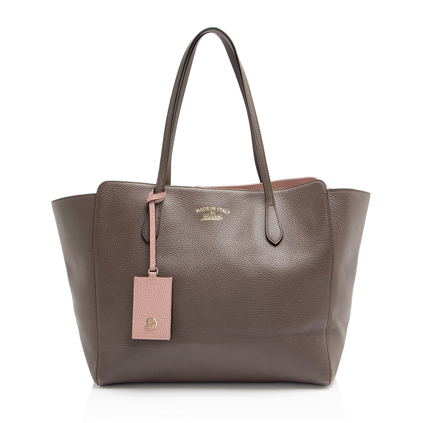 Gucci Leather Canvas Tote