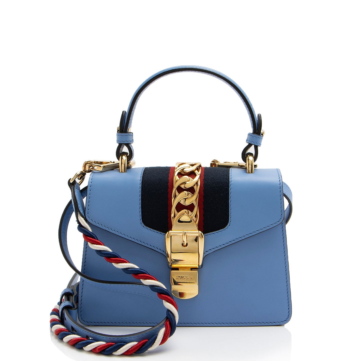 Gucci Nylon Leather Mini Shoulder Bag