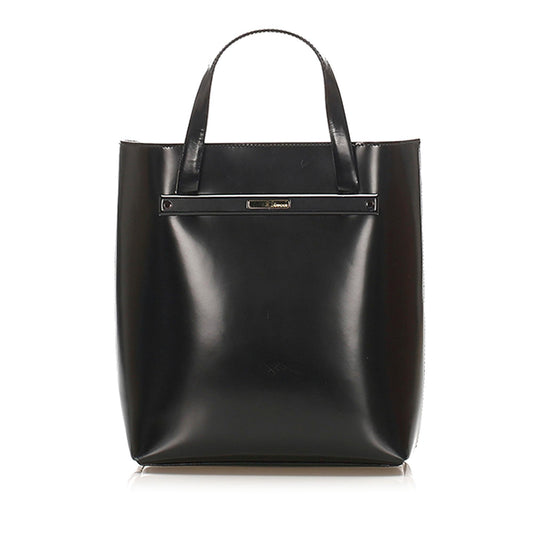 Gucci Leather Monogram Tote Style 13