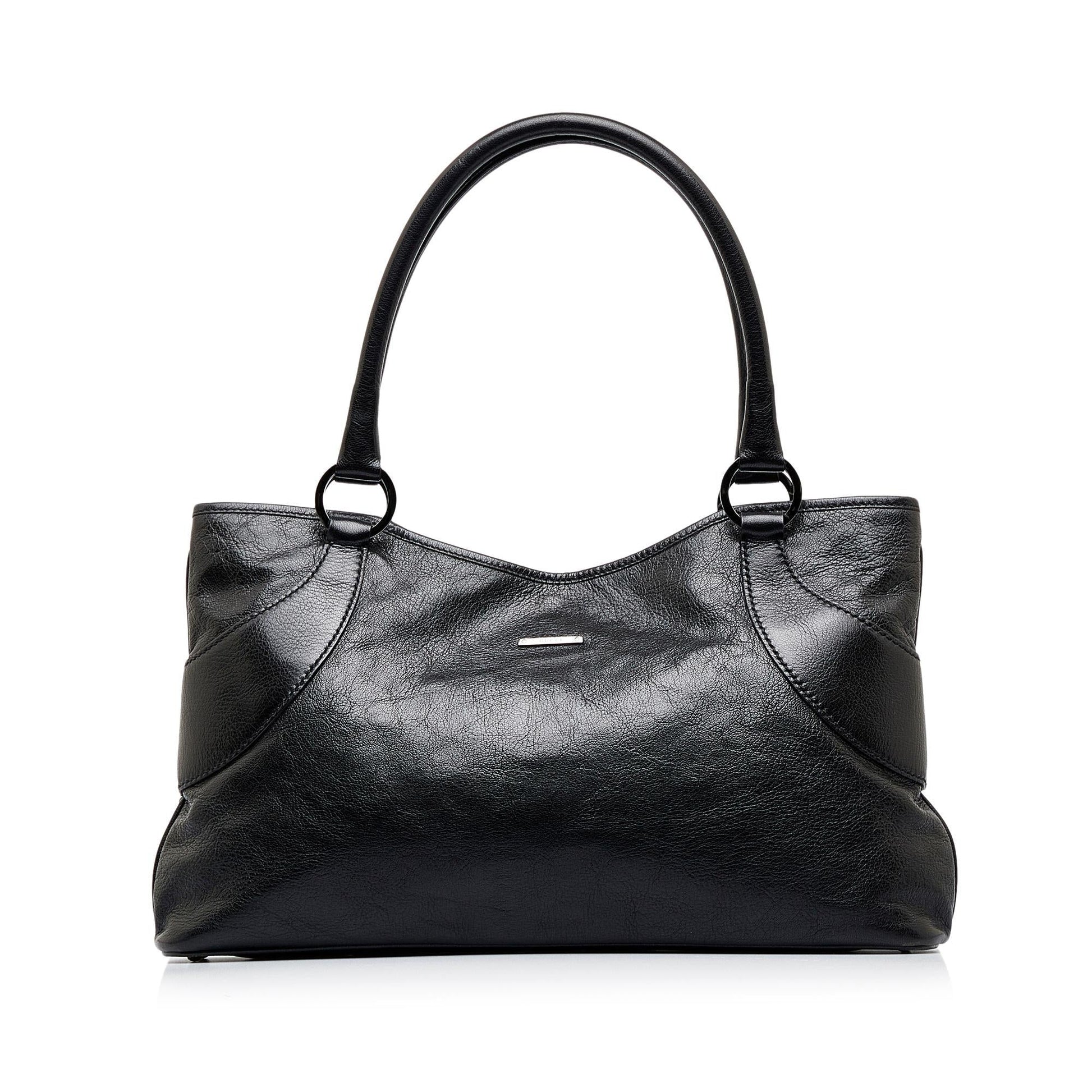 Gucci Monogram Leather Tote