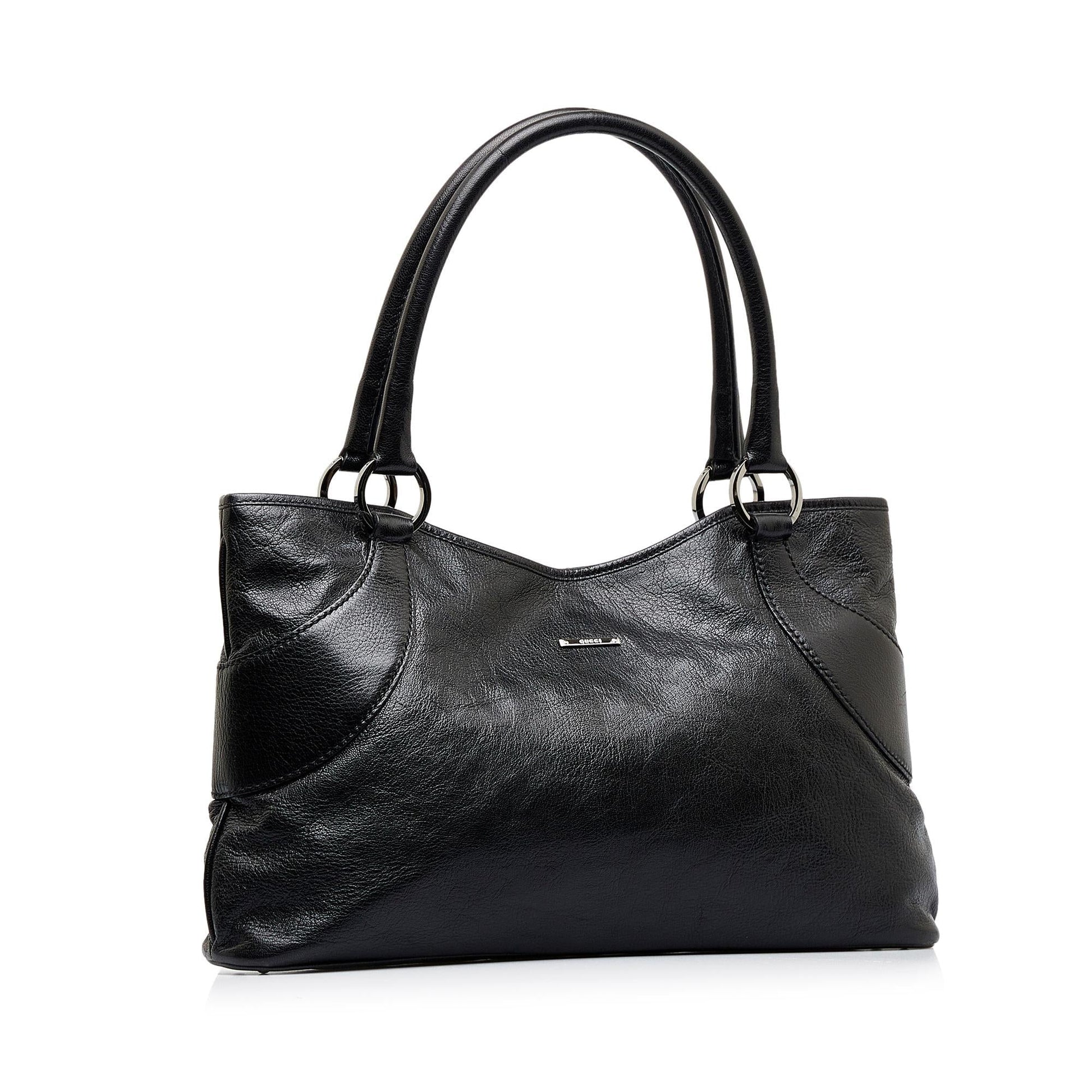 Gucci Monogram Leather Tote