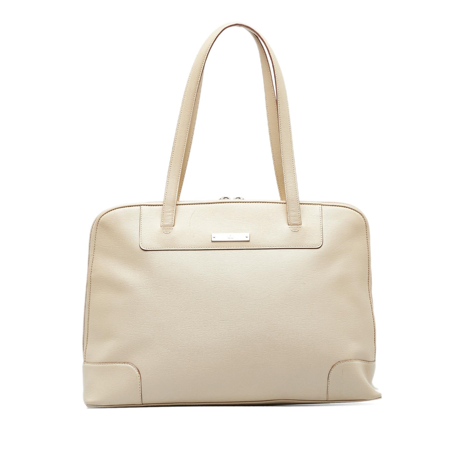 Gucci Monogram Leather Tote