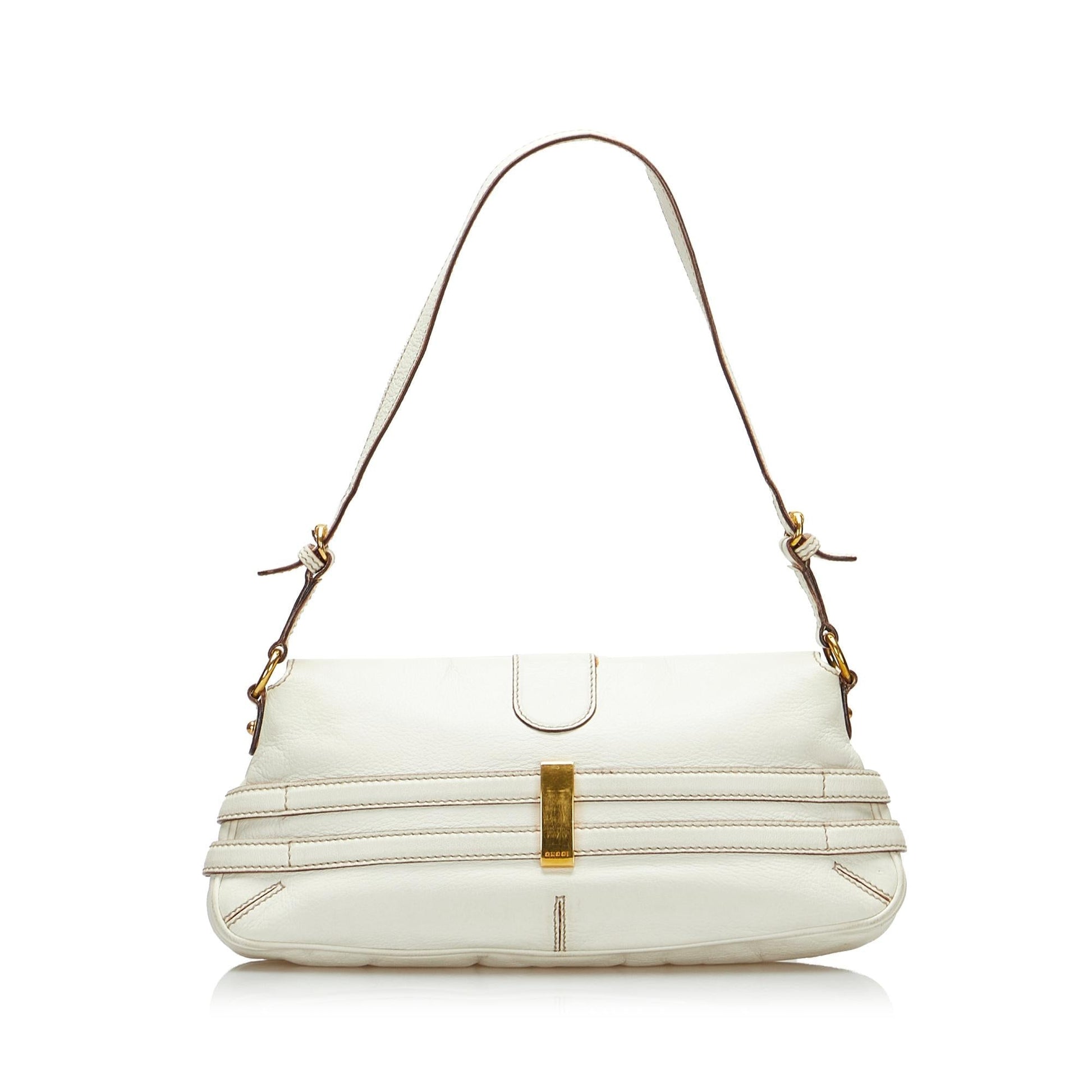 Gucci Leather Wave Baguette (SHG-xT6Xnx)