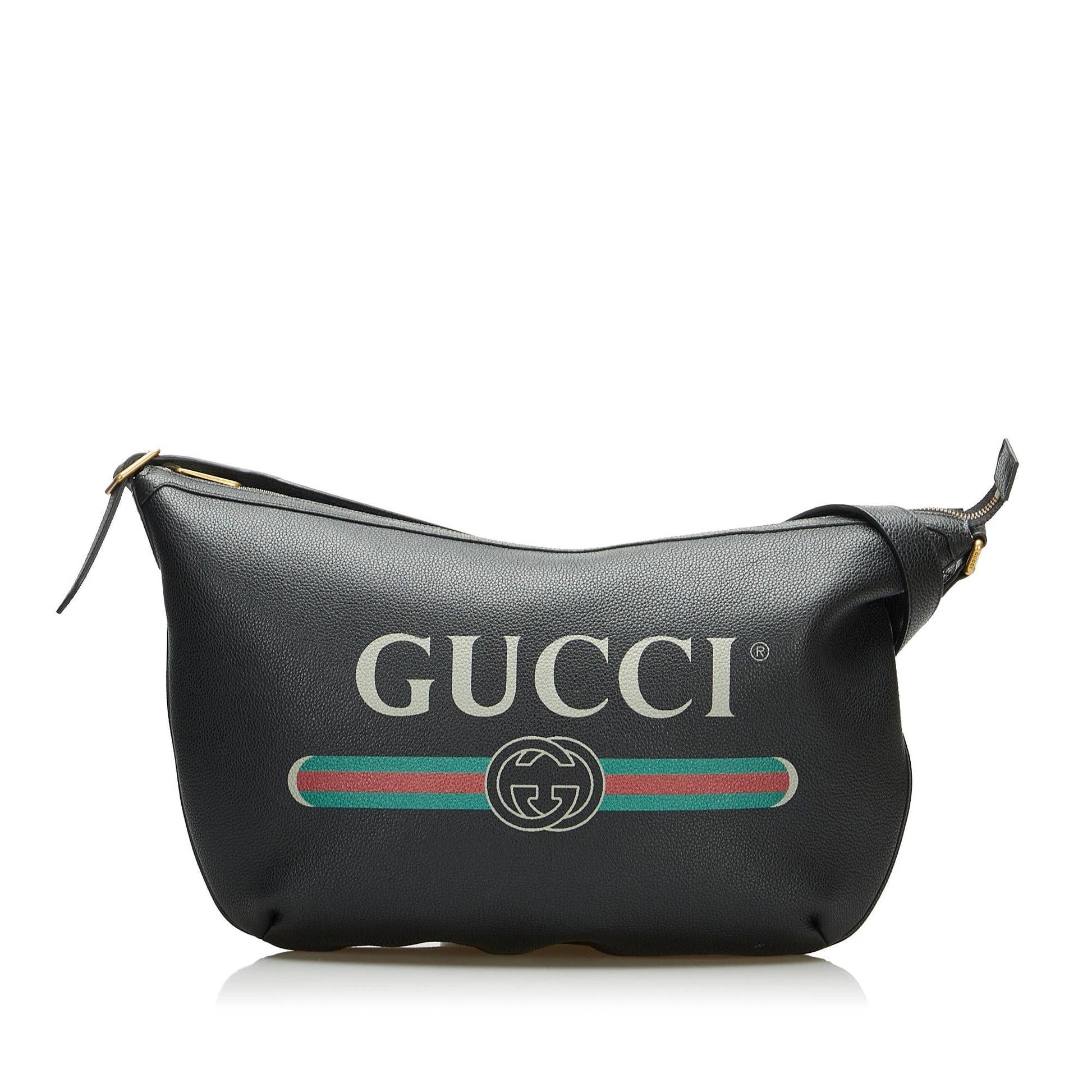 Gucci Logo Half Moon Hobo (SHG-FIF1Za)
