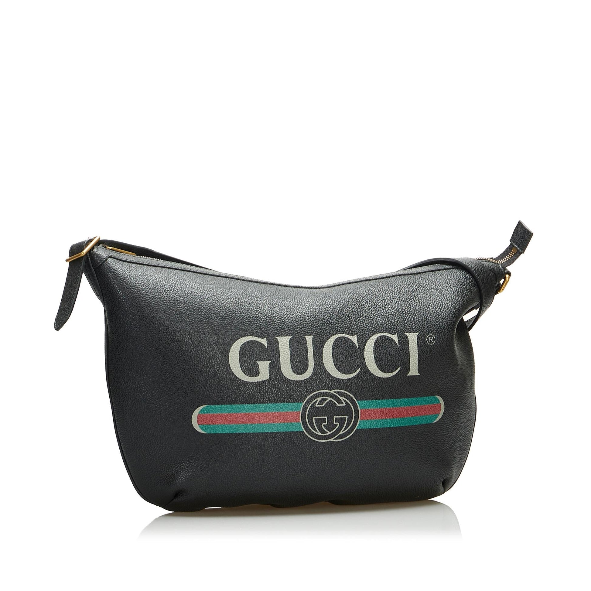 Gucci Logo Half Moon Hobo (SHG-FIF1Za)