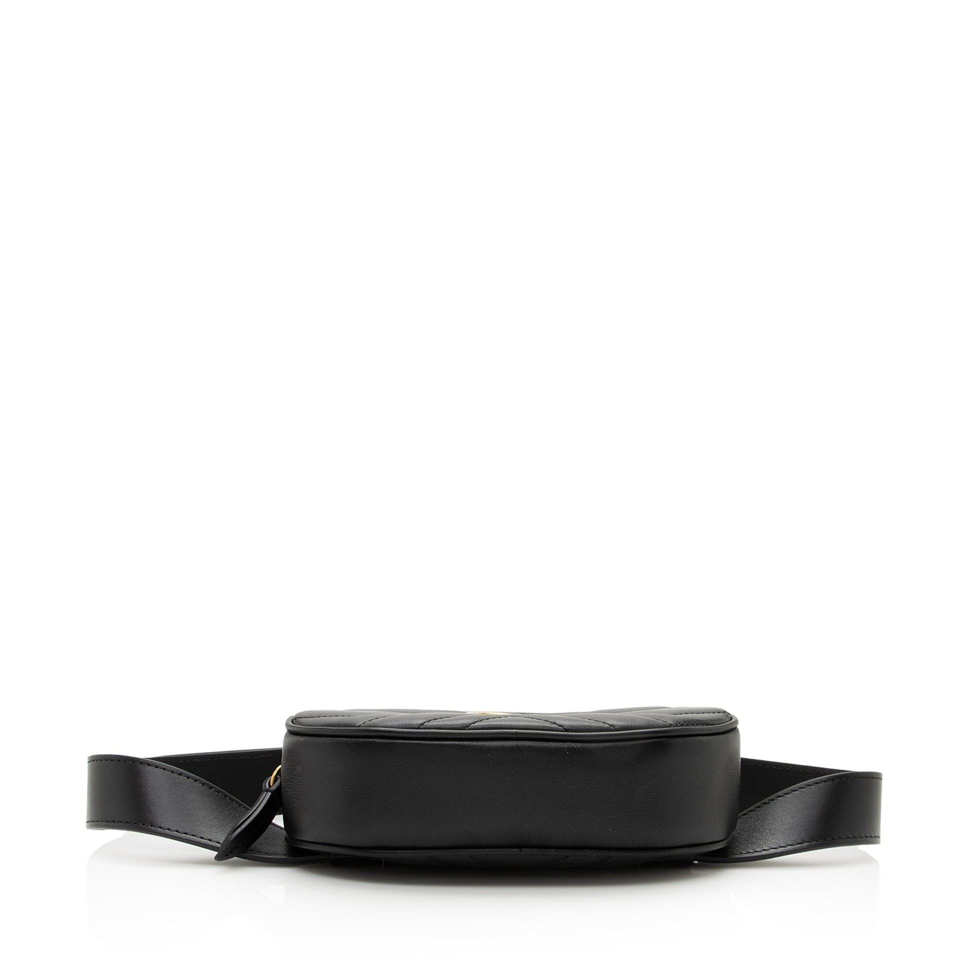 Gucci Matelasse Leather GG Marmont Belt Bag - Size 30 / 75 (SHF-23403)