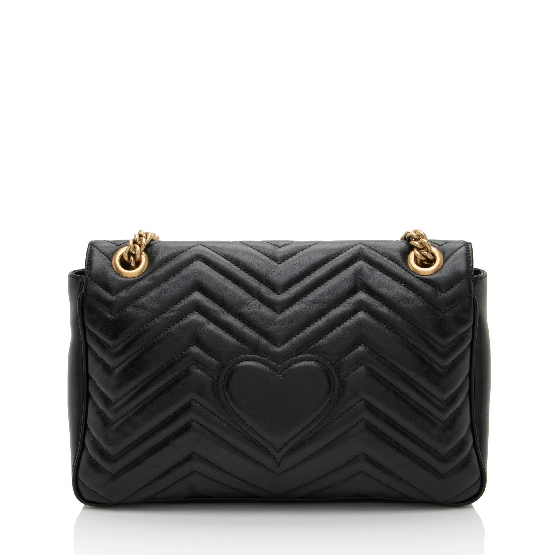 Gucci Matelasse Leather GG Marmont Large Flap Bag