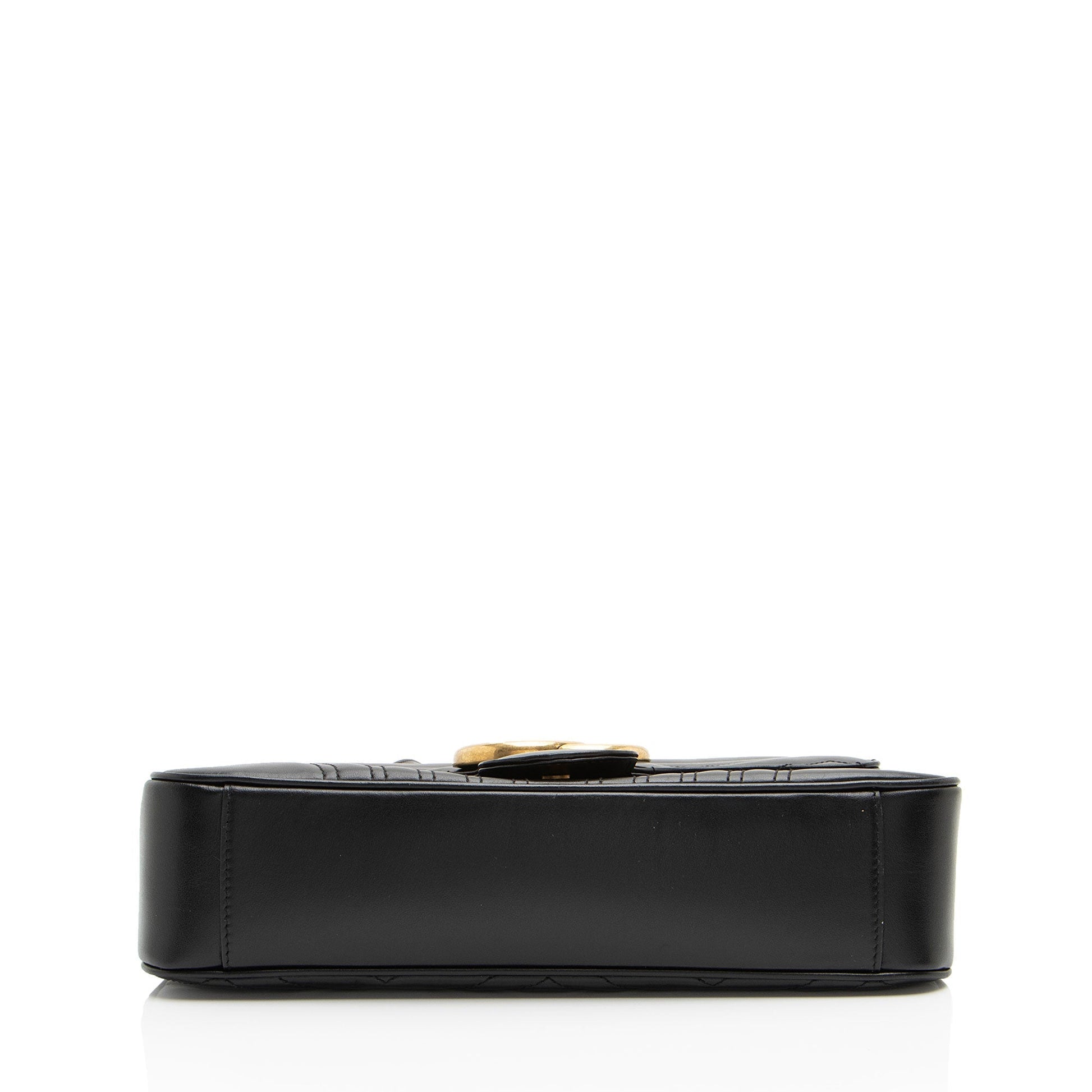 Gucci Matelasse Leather GG Marmont Medium Flap Bag (SHF-Xorpjv)