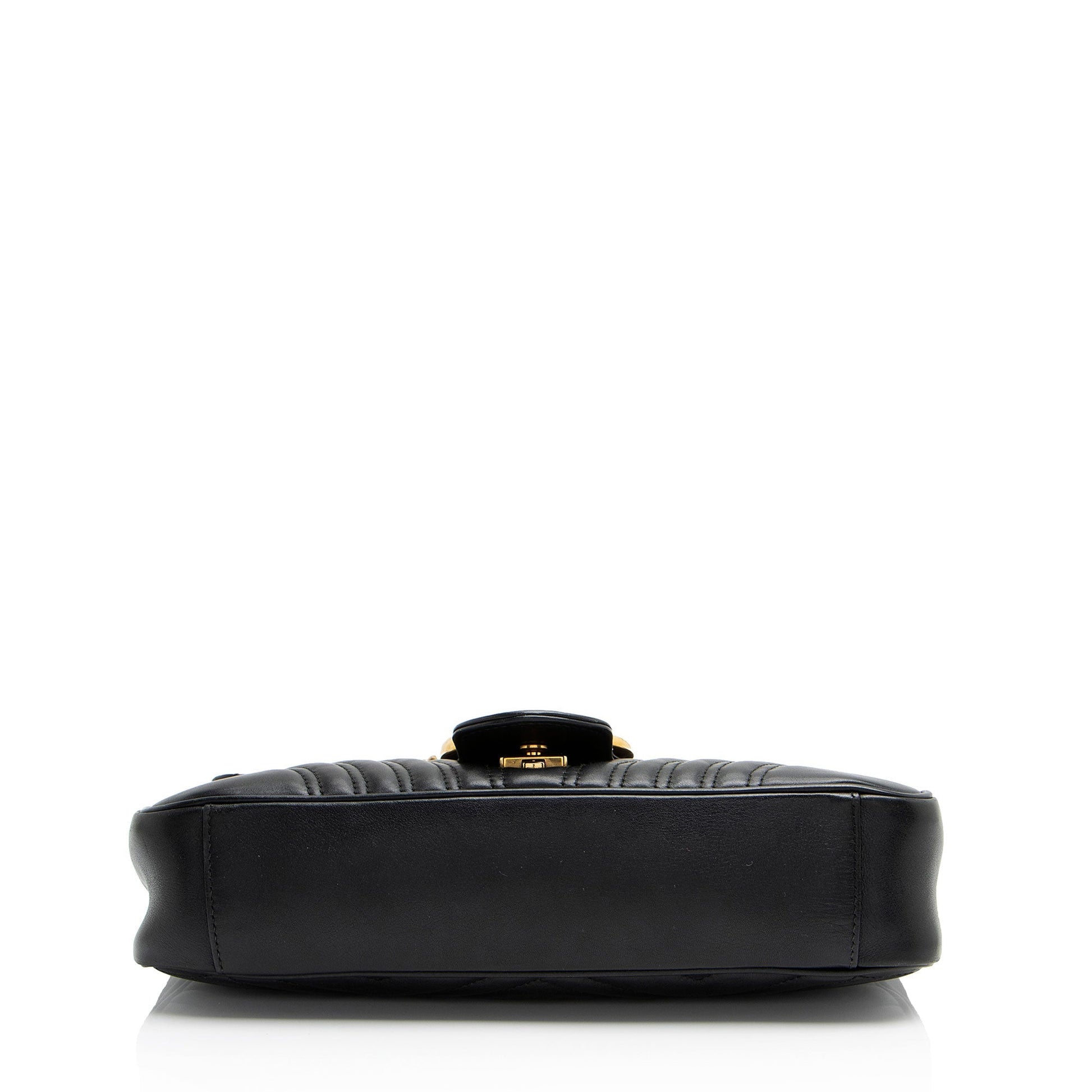 Gucci Matelasse Leather GG Marmont Medium Flap Bag