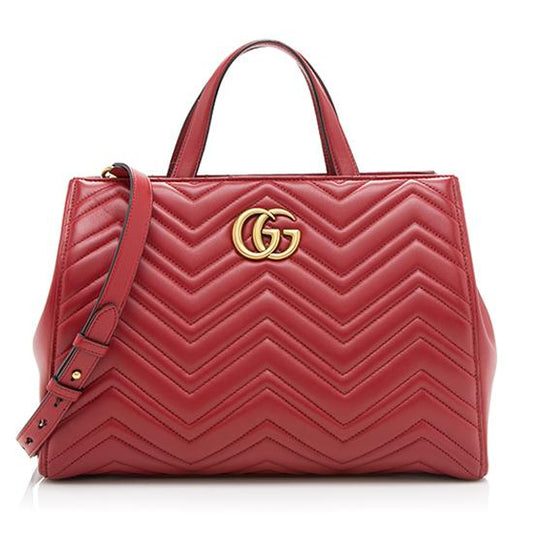 Gucci GG Marmont Leather Tote Style 1