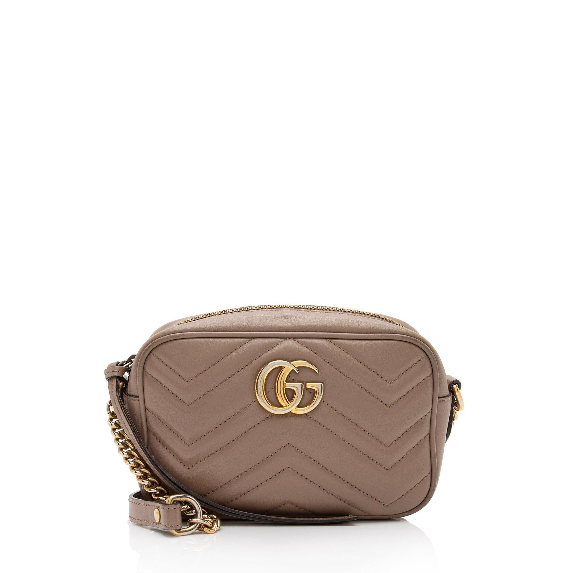 Gucci Monogram Leather Mini Crossbody