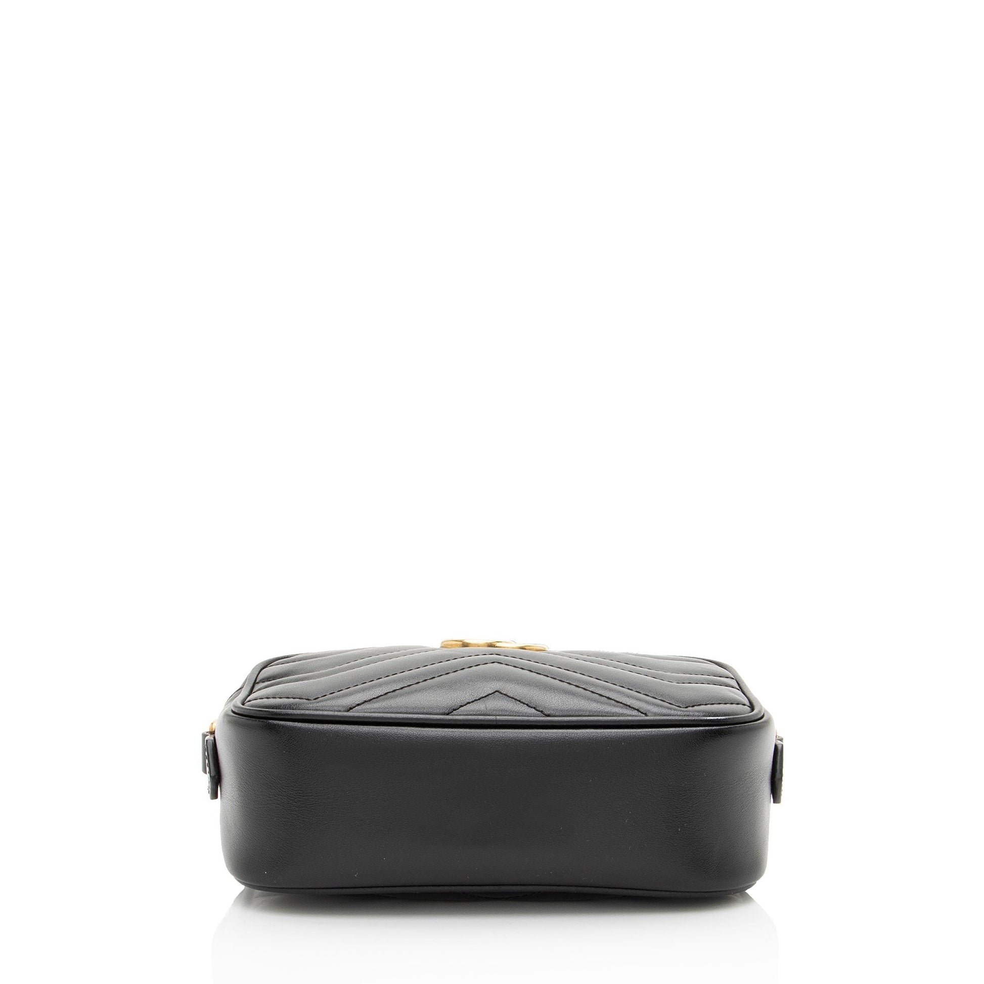 Gucci Matelasse Leather GG Marmont Mini Camera Bag
